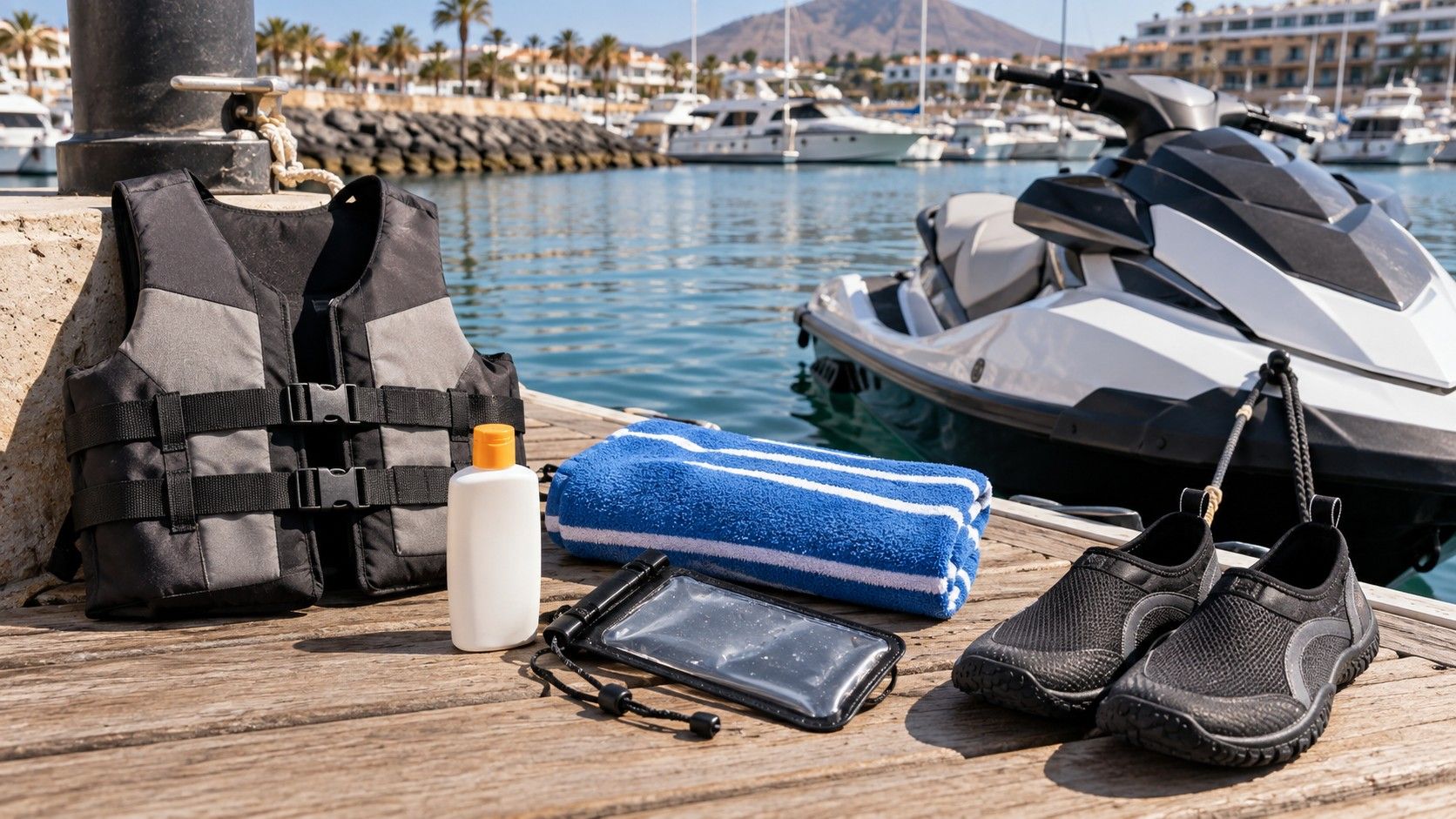 Qué llevar para hacer jet ski en Tenerife